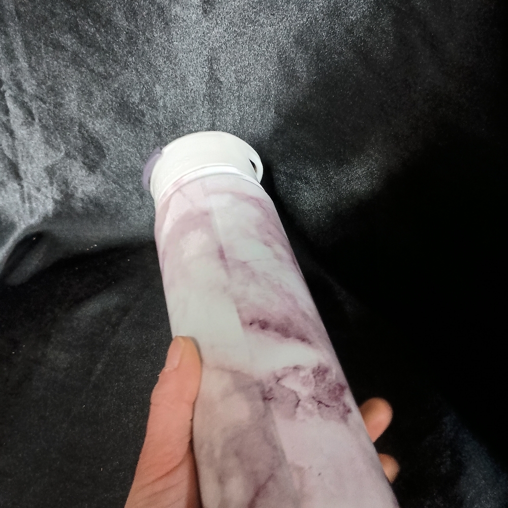 White and Purple Bath & Body Bottle with Windmill Design - Picture 13 of 16